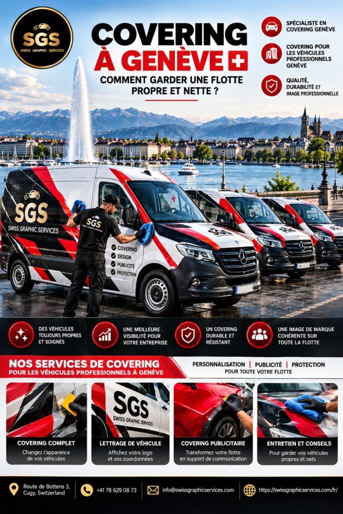 Covering à Genève : comment garder une flotte propre et nette