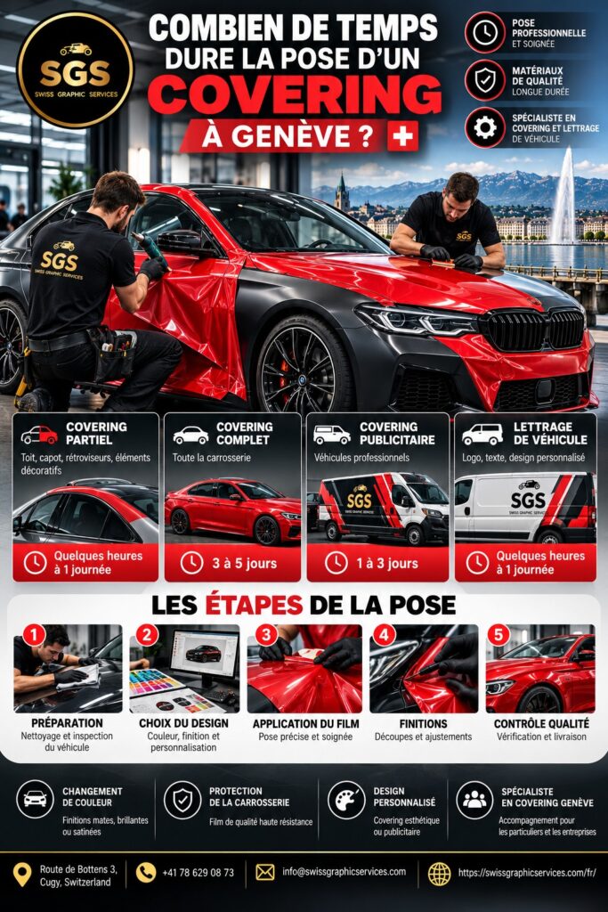 Combien de temps dure la pose d’un covering à Genève ?