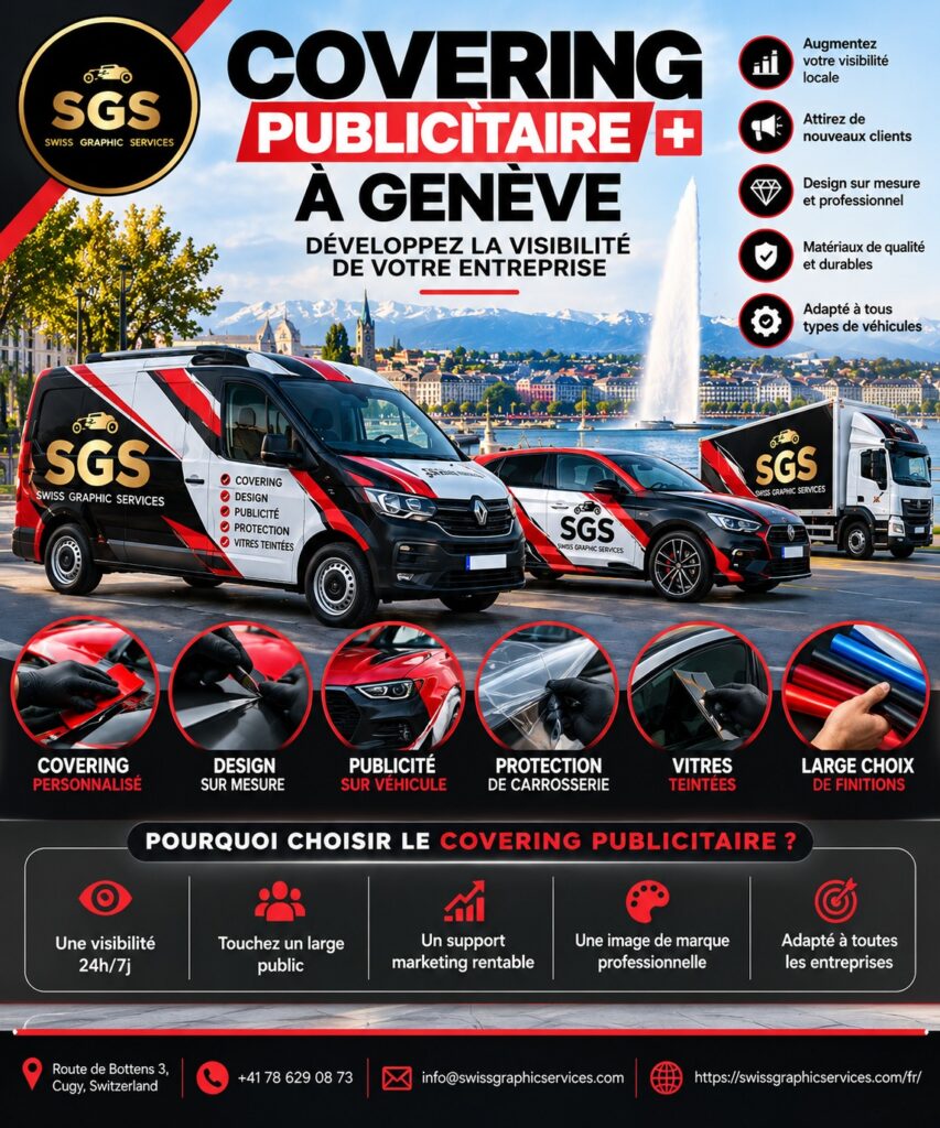 Covering publicitaire à Genève : développez la visibilité de votre entreprise